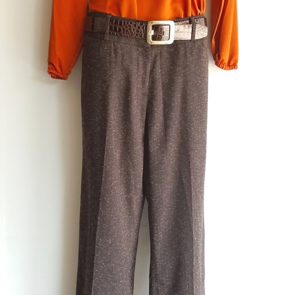 Atelier Luxe Tweed Wide Leg Pant - Picture 4 of 7